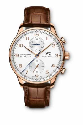 IWC Portuguese Chrono-Automatic Red Gold / Silver IW3714-80 (3714-80, IW371480)
